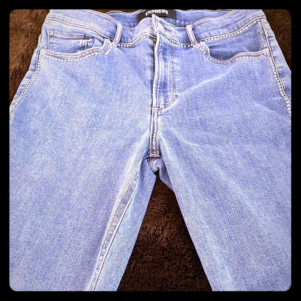 Rhinestone Express Skinny Jeans 👖🌸
